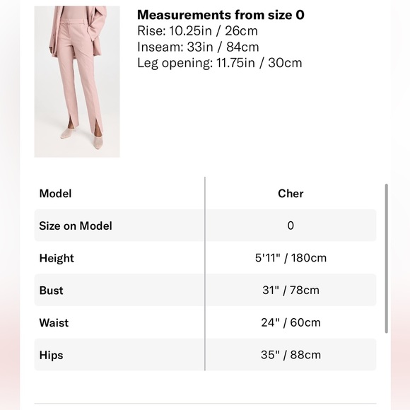 Tibi Cassius Slim Pants with Front Slip - Picture 6 of 7